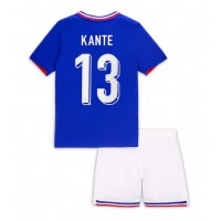 Fotbalové Dres Francie Kante #13 Dětské Domácí ME 2024 Krátký Rukáv (+ trenýrky)